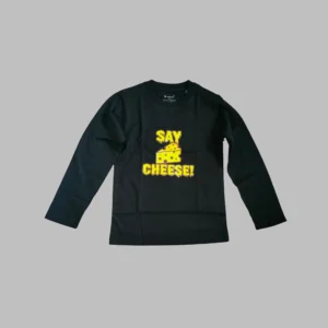 Fabspire Kids Tee - Saycheese (Black)