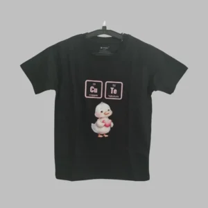 Fabspire Kids Tee - cuteduckling (Black)