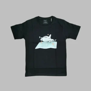 Fabspire Kids Tee - Mapaeroplane (Black)