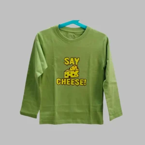 Fabspire Kids Tee - Saycheese (Kiwi Green)