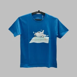 Fabspire Kids Tee - Mapaeroplane (Royal Blue)