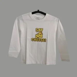 Fabspire Kids Tee - Saycheese (White)