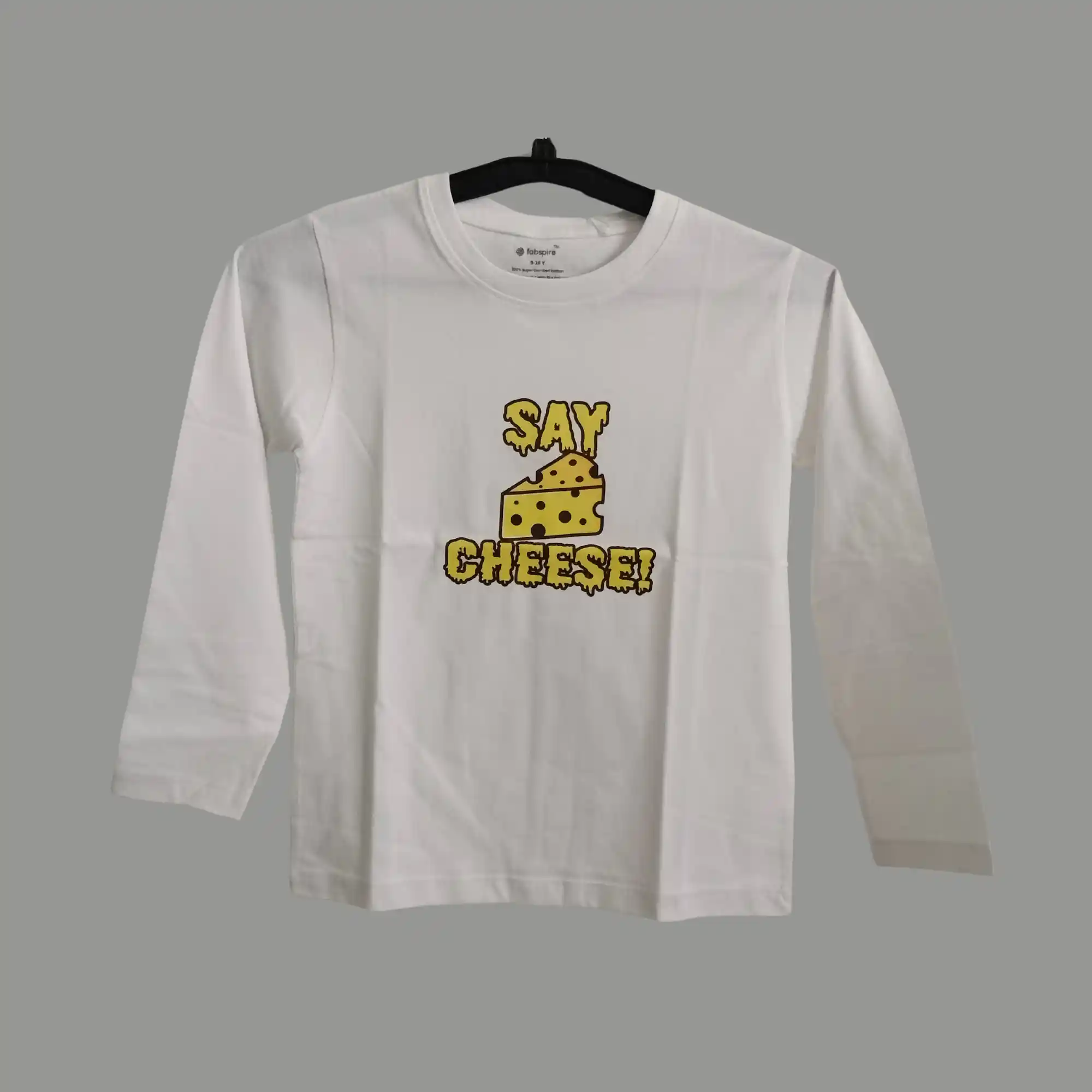 Fabspire Kids Tee - Saycheese (White)