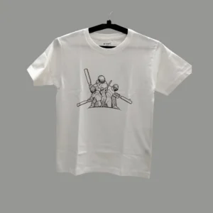 Fabspire Kids Tee - batsman (White)