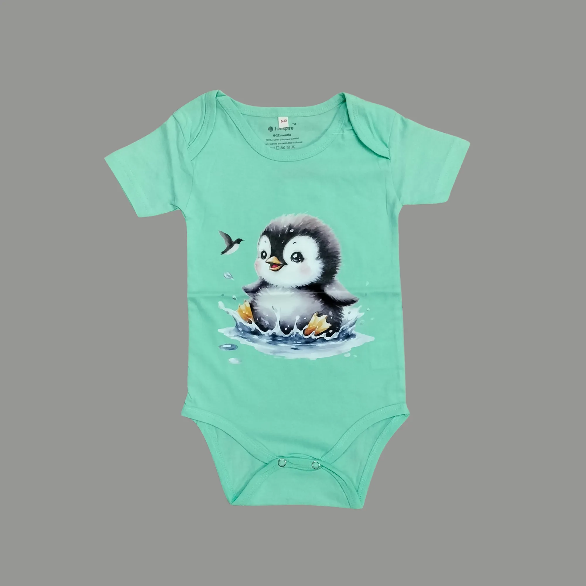 Fabspire Infant Tee - Babypenguin (Mint)