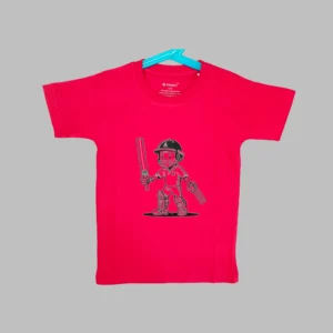 Fabspire Kids Tee - cricketboy (Red)