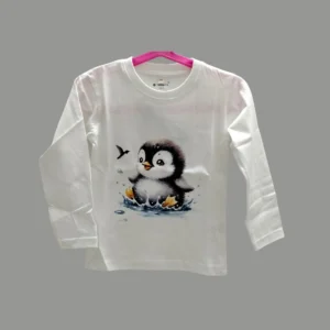 Fabspire Kids Tee - Babypenguin (White)