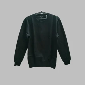Fabspire Men Crewneck Sweatshirt - plain (Black)