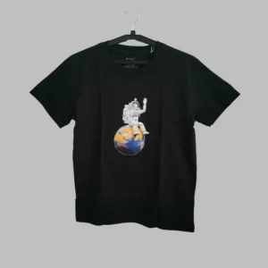 Fabspire Men Tee - globe astronaut (Black)