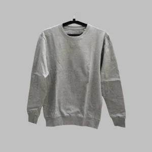 Fabspire Men Crewneck Sweatshirt - plain (Grey Htr)