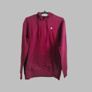 Fabspire Men Pullover Hoodie - plain (Maroon)
