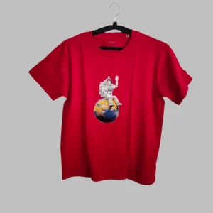 Fabspire Men Tee - globe astronaut (Red)