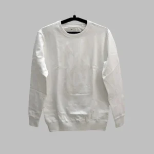 Fabspire Men Crewneck Sweatshirt - plain (White)