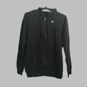 Fabspire Unisex Zipper Hoodie - plain (Black)
